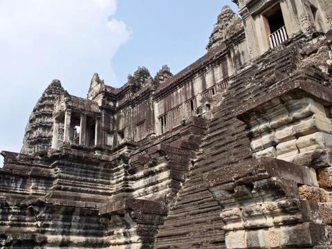 Architecture of ancient temple complex Angkor, Siem Reap Stock-Fotos