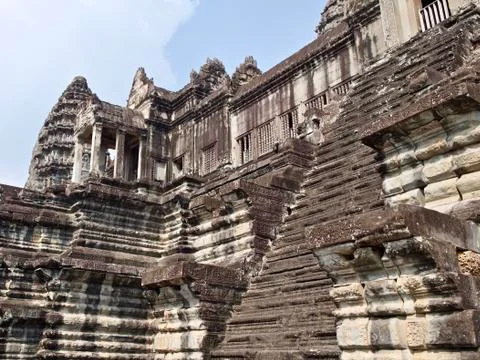Architecture of ancient temple complex Angkor, Siem Reap Stock-Fotos