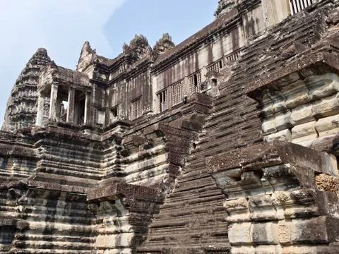 Architecture of ancient temple complex Angkor, Siem Reap Stock-Fotos