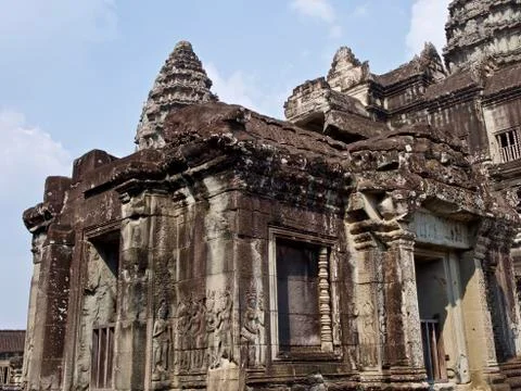 Architecture of ancient temple complex Angkor, Siem Reap Stock-Fotos