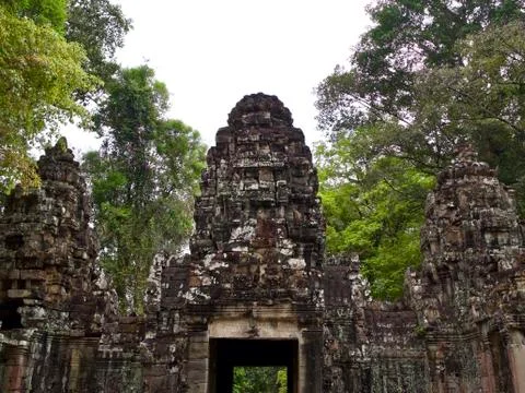 Architecture of ancient temple complex Angkor, Siem Reap Stock-Fotos