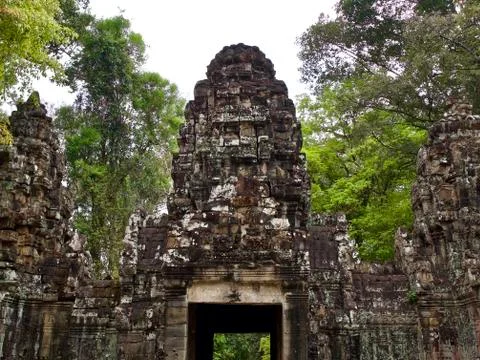 Architecture of ancient temple complex Angkor, Siem Reap Fotos de archivo
