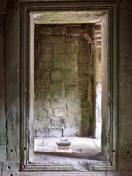Architecture of ancient temple complex Angkor, Siem Reap 库存照片