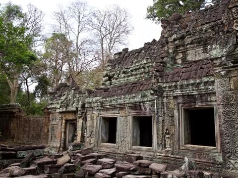 Architecture of ancient temple complex Angkor, Siem Reap Stock-Fotos