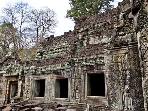 Architecture of ancient temple complex Angkor, Siem Reap Stock-Fotos