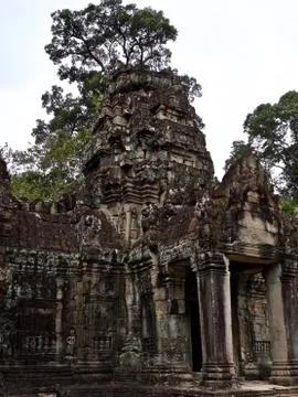 Architecture of ancient temple complex Angkor, Siem Reap Fotos de archivo