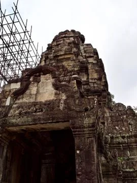 Architecture of ancient temple complex Angkor, Siem Reap Stock-Fotos