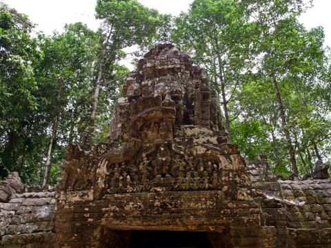 Architecture of ancient temple complex Angkor, Siem Reap Stock-Fotos