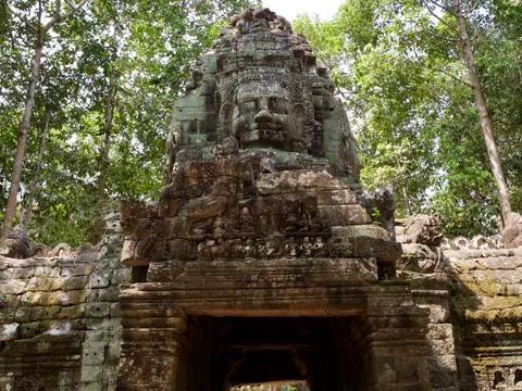 Architecture of ancient temple complex Angkor, Siem Reap Stock-Fotos