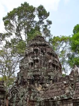 Architecture of ancient temple complex Angkor, Siem Reap Stock-Fotos