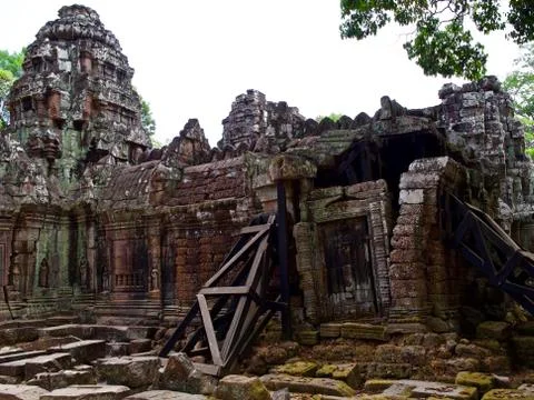 Architecture of ancient temple complex Angkor, Siem Reap Stock-Fotos