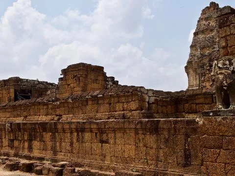 Architecture of ancient temple complex Angkor, Siem Reap Stock-Fotos