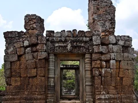 Architecture of ancient temple complex Angkor, Siem Reap Stock-Fotos