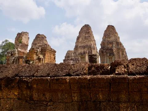Architecture of ancient temple complex Angkor, Siem Reap Stock-Fotos
