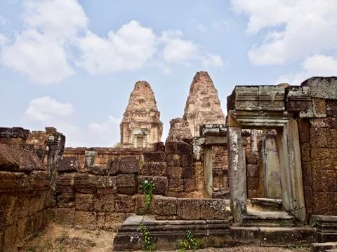 Architecture of ancient temple complex Angkor, Siem Reap Stock-Fotos