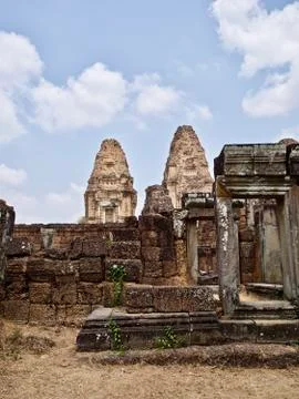 Architecture of ancient temple complex Angkor, Siem Reap 写真素材