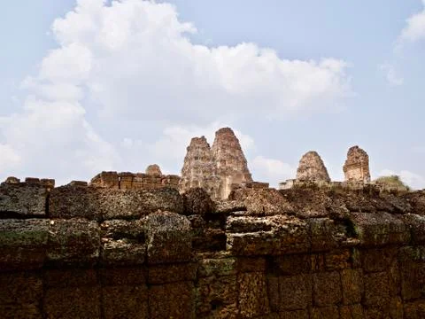 Architecture of ancient temple complex Angkor, Siem Reap 写真素材