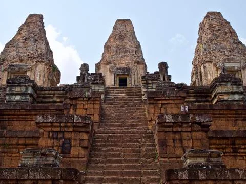 Architecture of ancient temple complex Angkor, Siem Reap Stock-Fotos