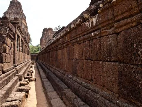 Architecture of ancient temple complex Angkor, Siem Reap Stock-Fotos