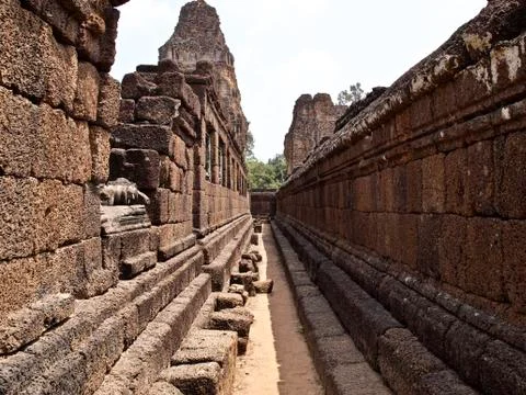 Architecture of ancient temple complex Angkor, Siem Reap Stock-Fotos