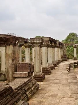 Architecture of ancient temple complex Angkor, Siem Reap Stock-Fotos
