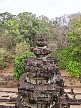 Architecture of ancient temple complex Angkor, Siem Reap Stock-Fotos