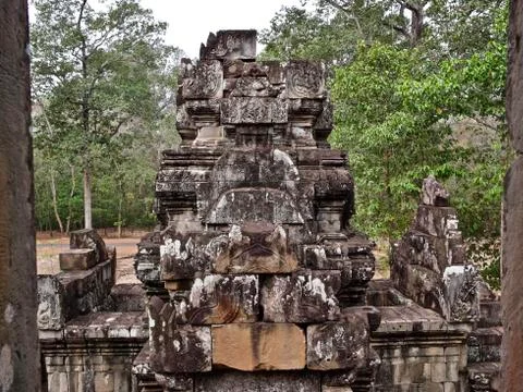 Architecture of ancient temple complex Angkor, Siem Reap Stock-Fotos