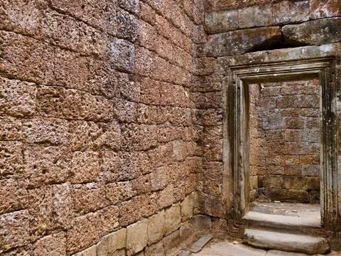 Architecture of ancient temple complex Angkor, Siem Reap Fotos de archivo