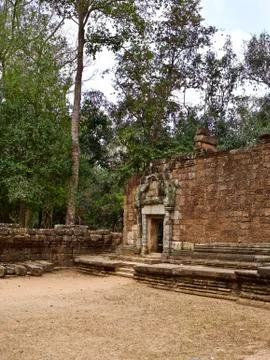 Architecture of ancient temple complex Angkor, Siem Reap Stock-Fotos