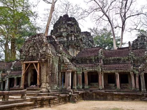 Architecture of ancient temple complex Angkor, Siem Reap Stock-Fotos