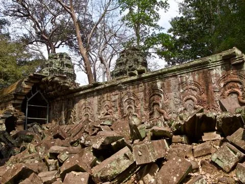 Architecture of ancient temple complex Angkor, Siem Reap Stock-Fotos