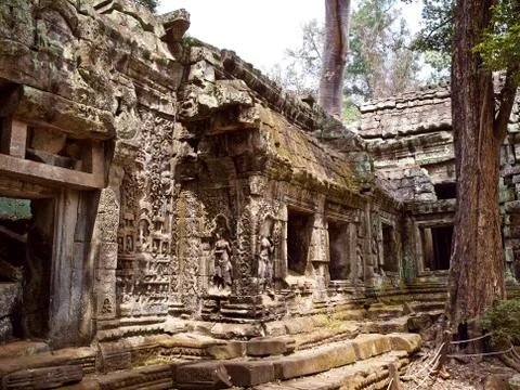 Architecture of ancient temple complex Angkor, Siem Reap Stock-Fotos