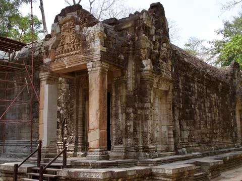 Architecture of ancient temple complex Angkor, Siem Reap Stock-Fotos