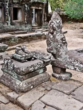 Architecture of ancient temple complex Angkor, Siem Reap Stock-Fotos