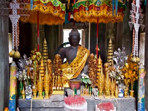 Architecture of ancient temple complex Angkor, Siem Reap Stock-Fotos
