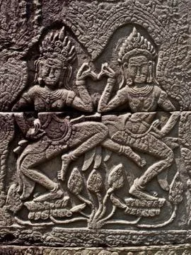 Architecture of ancient temple complex Angkor, Siem Reap 写真素材