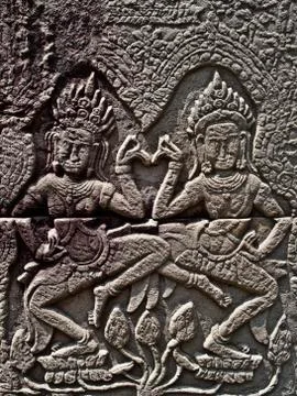 Architecture of ancient temple complex Angkor, Siem Reap Stock-Fotos