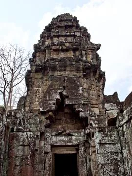 Architecture of ancient temple complex Angkor, Siem Reap Stockfoto's