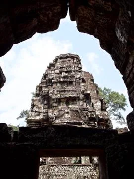 Architecture of ancient temple complex Angkor, Siem Reap Fotos de archivo