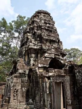 Architecture of ancient temple complex Angkor, Siem Reap Stock-Fotos