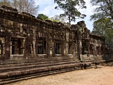 Architecture of ancient temple complex Angkor, Siem Reap Stock-Fotos