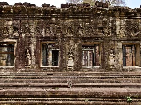Architecture of ancient temple complex Angkor, Siem Reap Stock-Fotos