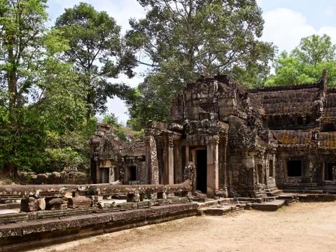 Architecture of ancient temple complex Angkor, Siem Reap Stock-Fotos