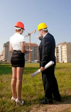 Architecture and Construction Foto stock