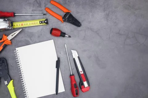 Architecture and diy tools and equipment Stock Photos
