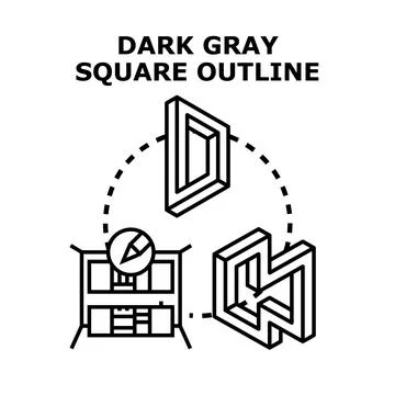Architecture and planning with outline design concepts Ilustración de archivo