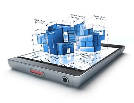 Architecture app Stock Illustration