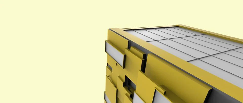 Architecture Background and Geometric Shape for futuristic technology Digital Stock Illustration