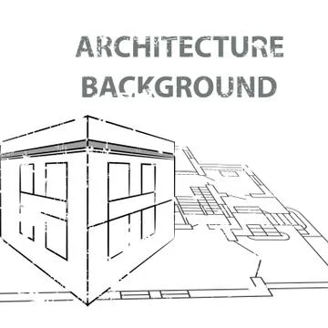 Architecture background. Stock Illustration