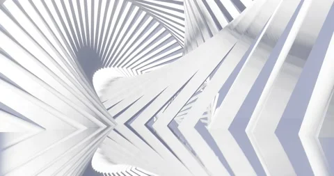 Architecture background rotation of geometric arches in interior 3d animation Stock Footage 220411586
